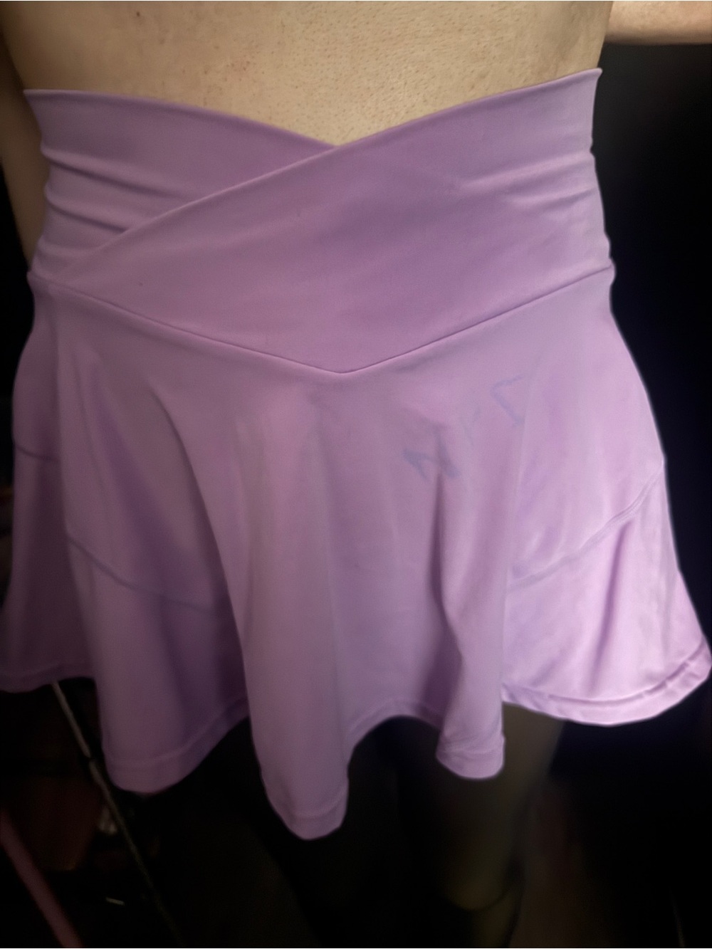 POPFLEX M Women's Lavender Cross-Waist Skirt purple